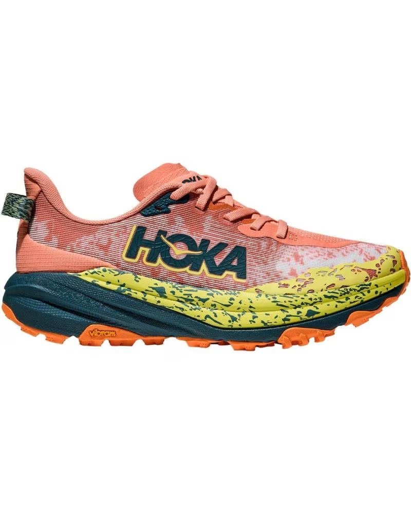 Zapatillas Hoka Speedgoat 6 I25 HOZPWI2511AD Trail Running Multicolor Rojo – imagen 1