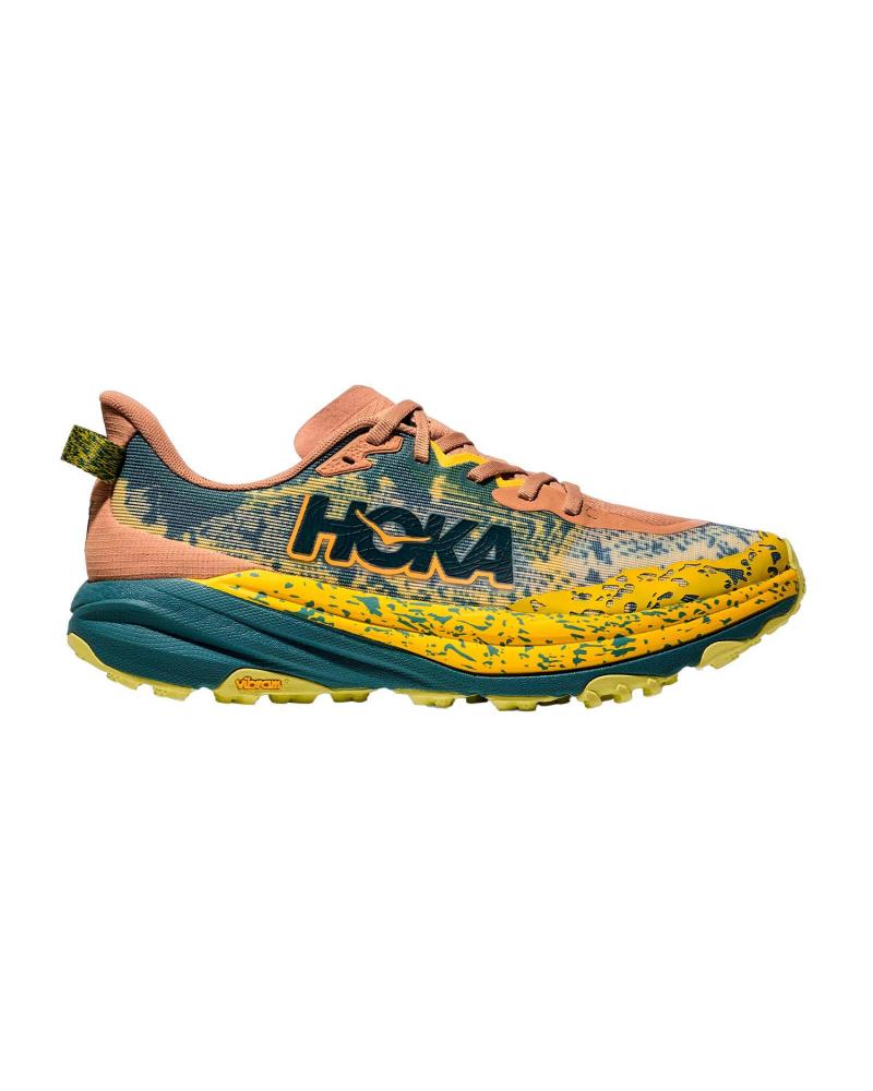 ZAPATILLAS HOKA SPEEDGOAT 6 I25 HOZPMI2591AD TRAIL RUNNING MULTICOLOR AMARILLO