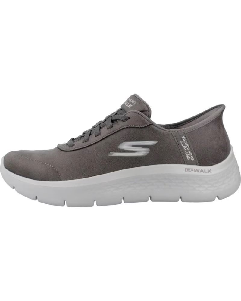 Skechers Go Walk Flex - Mali Slip-ins G-char - Zapatillas Gris Carbón Char