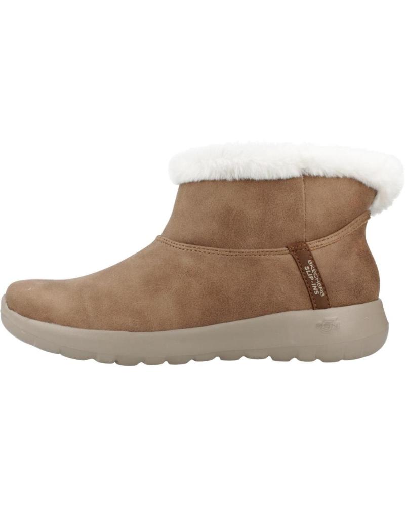 SKECHERS ON-THE-GO JOY - COZY CSNT BOTÍN MUJER CUERO MARRÓN 144800 CSNT