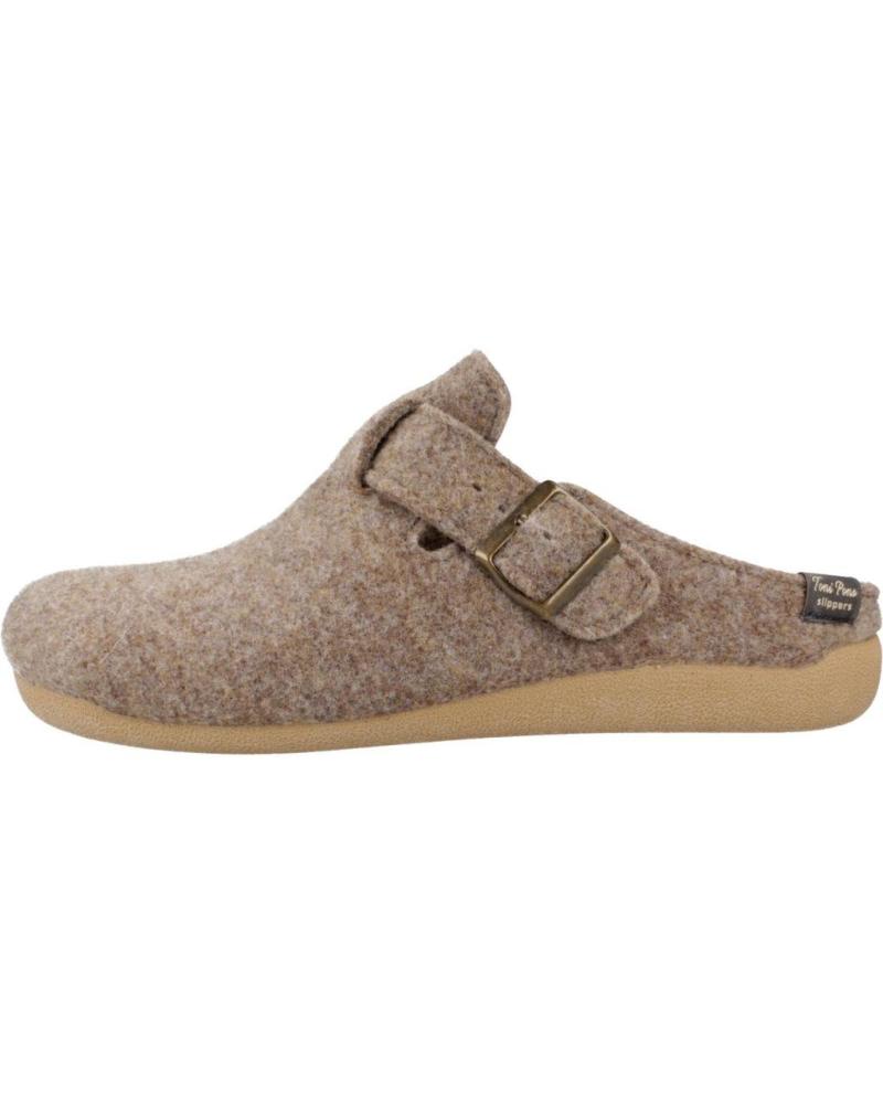 TONI PONS ZUECO NORTON-FP DE FIELTRO COLOR TAUPE TAUPE