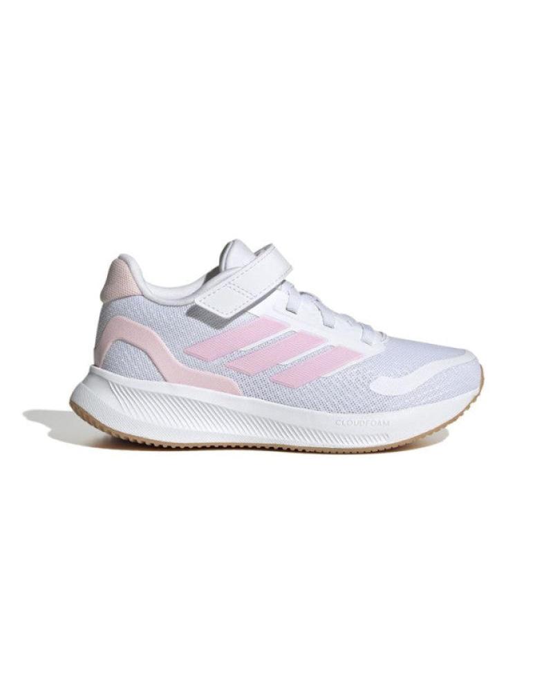 ADIDAS ZAPATILLAS RUNFALCON 5 EL C JR2231 BLANCAS PARA NIÑA BLANCO