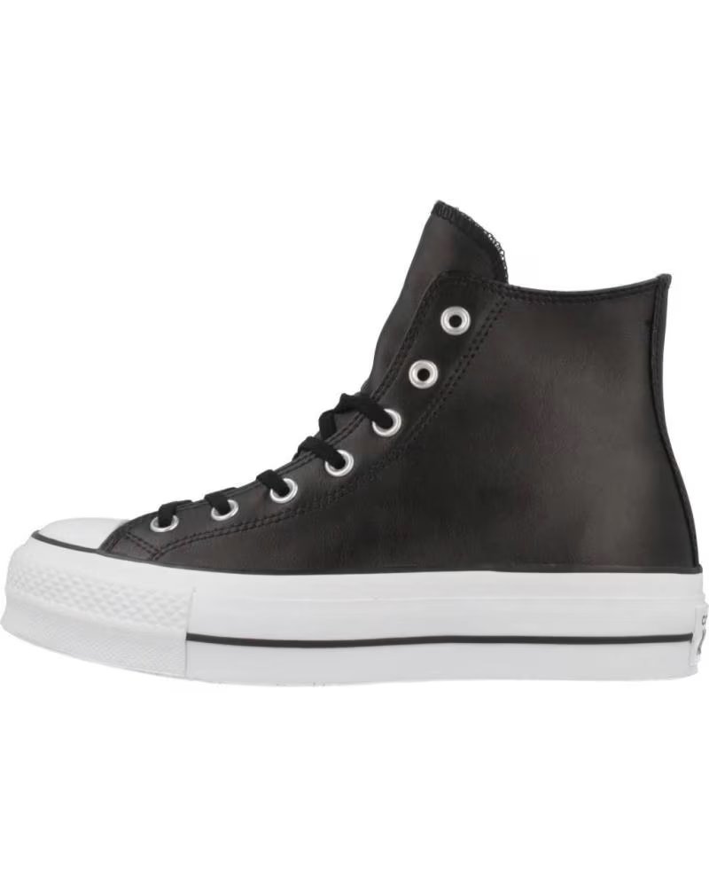 CONVERSE CHUCK TAYLOR ALL STAR LIFT HI PLATFORM PIEL NEGRA 561675C NEGRO