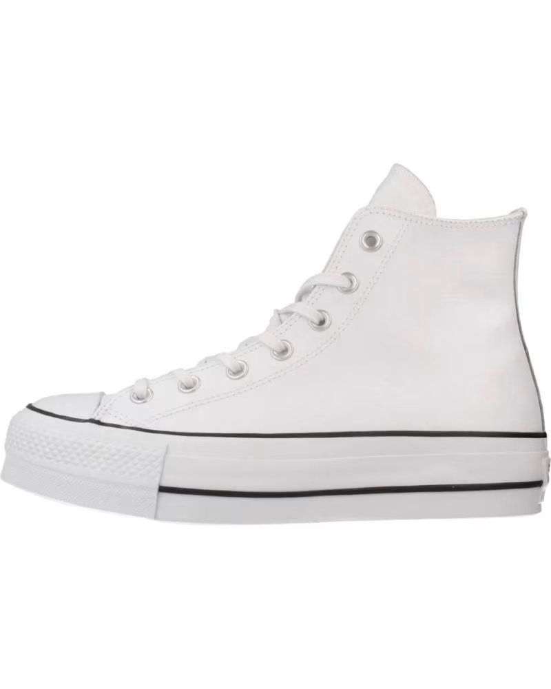 CONVERSE de ZAPATILLAS CHUCK TAYLOR ALL STAR PLATFORM LEATHER OPTICAL WHITE 561676C BLANCO