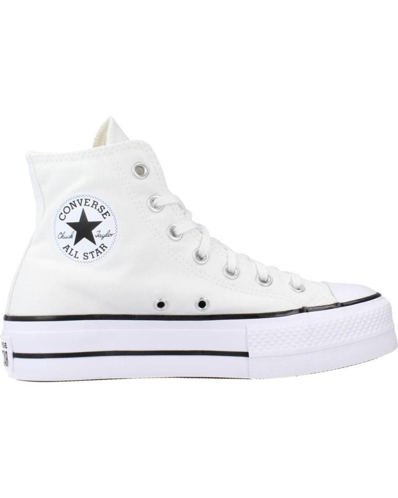 Converse Blanco De Chuck Taylor All Star Lift Platform High Top 560846C Lona Blanca