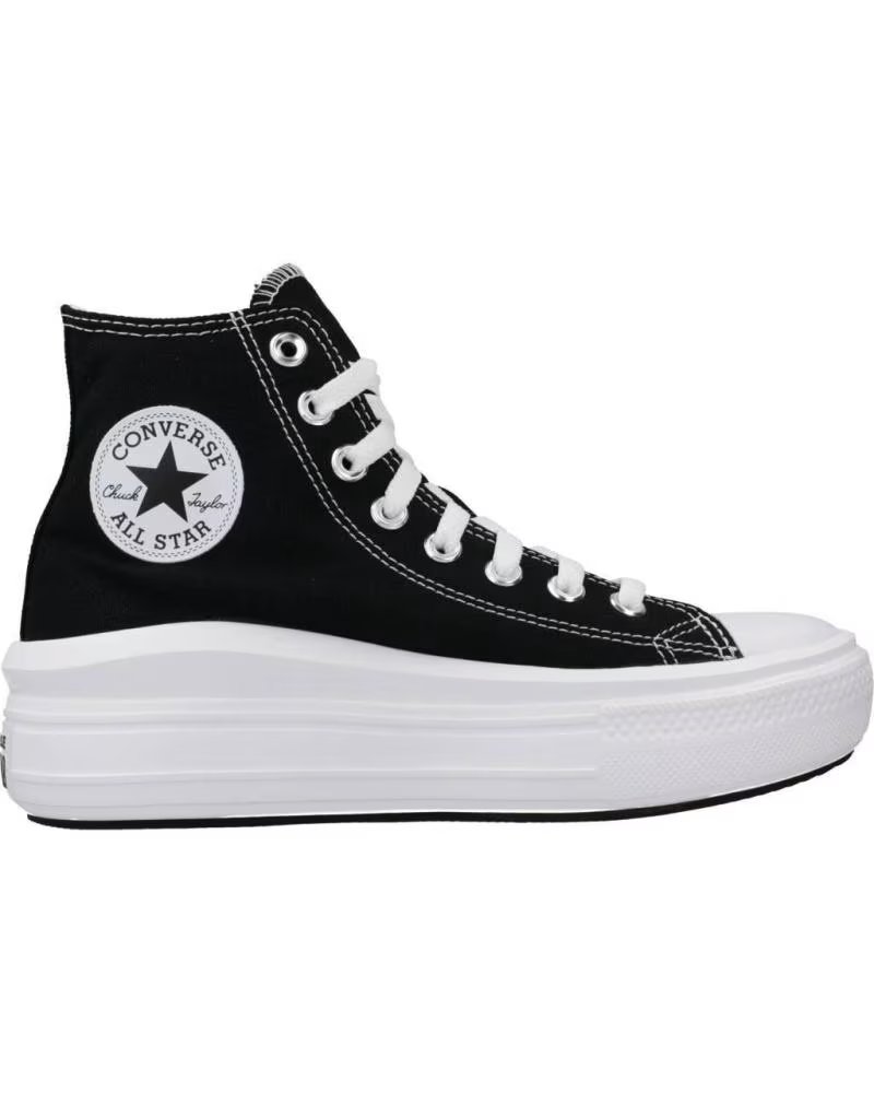 Converse Chuck Taylor All Star Move High Top Plataforma Negro 568497C Negro