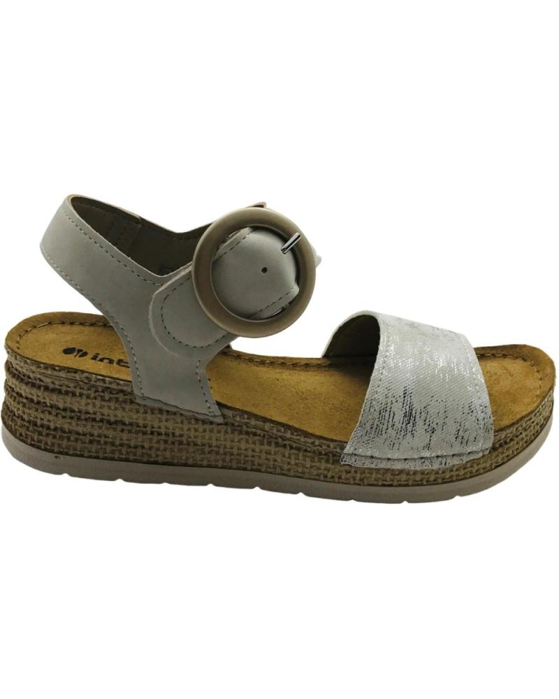 SANDALIA EXTRACÓMODA INBLU RV000013 PLATA PLATA