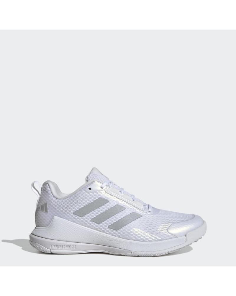 ADIDAS NOVAFLIGHT PRIMEGREEN ZAPATILLAS BALONMANO NIÑO/A BLANCO BLANCO