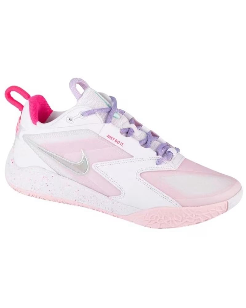 Nike Nike React Hyperset Se Rosas y Blancas para Vóley y Balonmano Gris