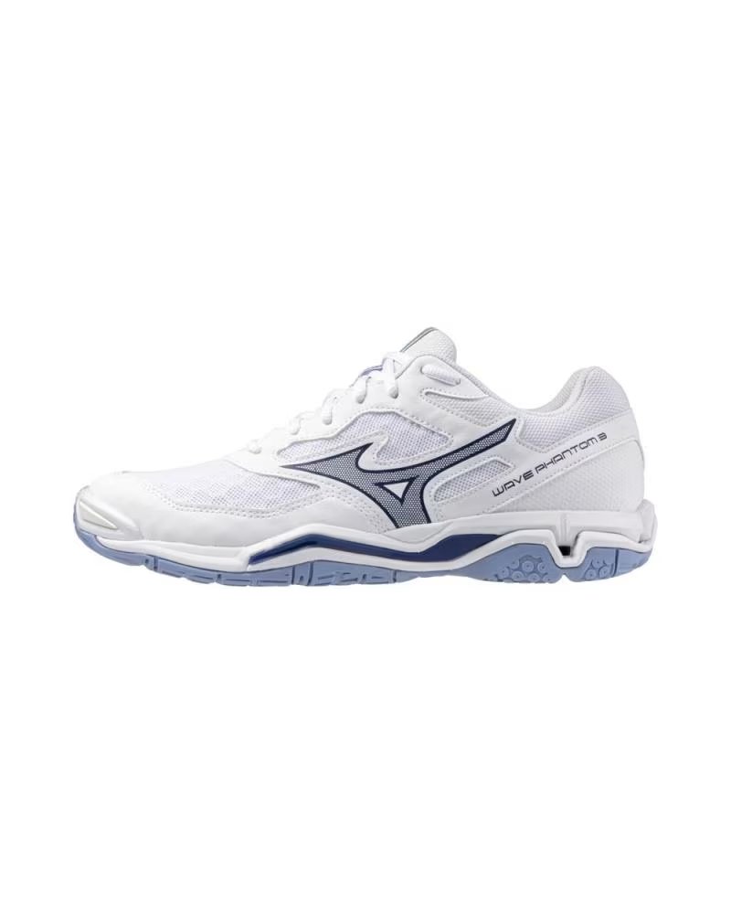 Mizuno Mizuno Wave Phantom 3 - Zapatillas de Interior Blanco y Azul