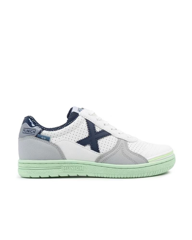 Munich Munich G-3 Kid Vcco 447 - Zapatillas de Fútbol Sala para Niño Turquesa