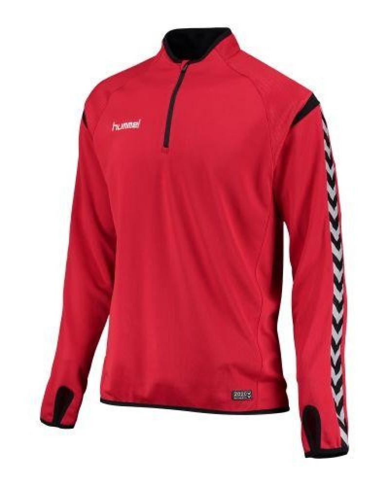 SUDADERA HUMMEL CHARGE ROJA DE MANGA LARGA PARA FITNESS ROJO