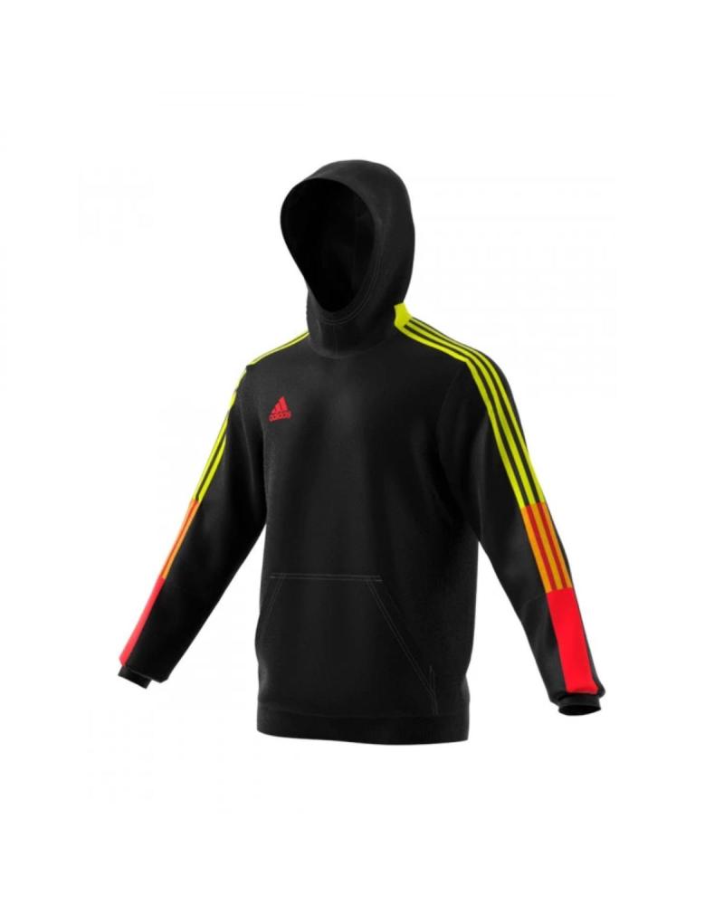 SUDADERA CON CAPUCHA ADIDAS TIRO NEGRO NEGRO