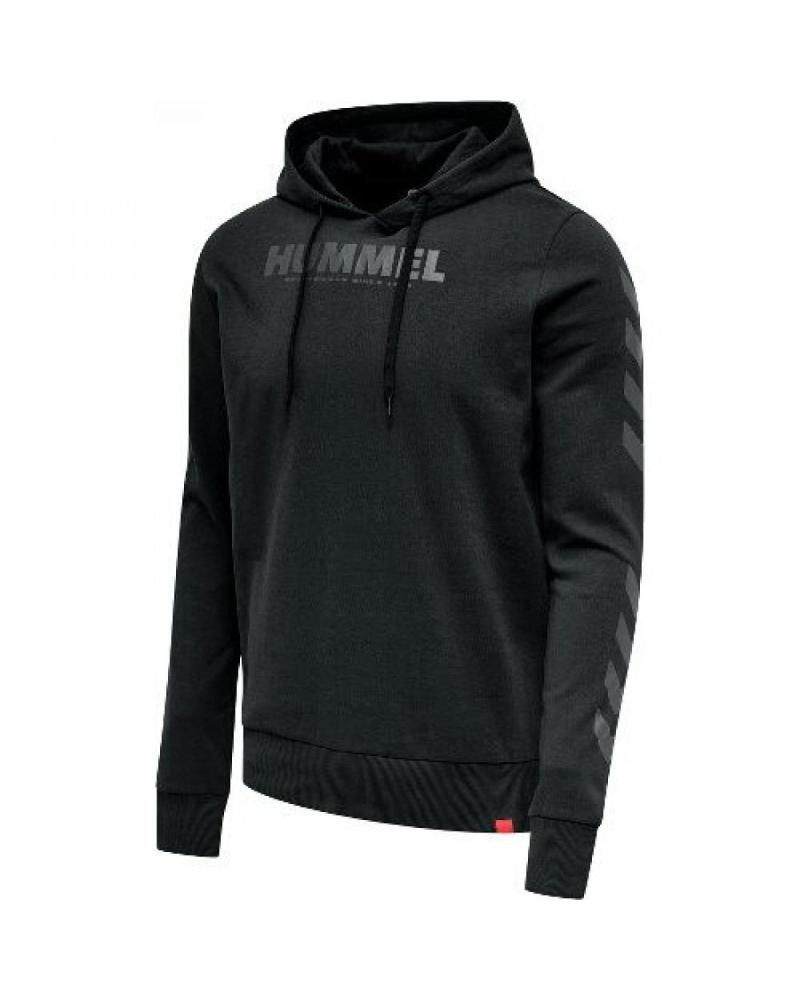 SUDADERA CON CAPUCHA HUMMEL LEGACY HOODIE NEGRA NEGRO