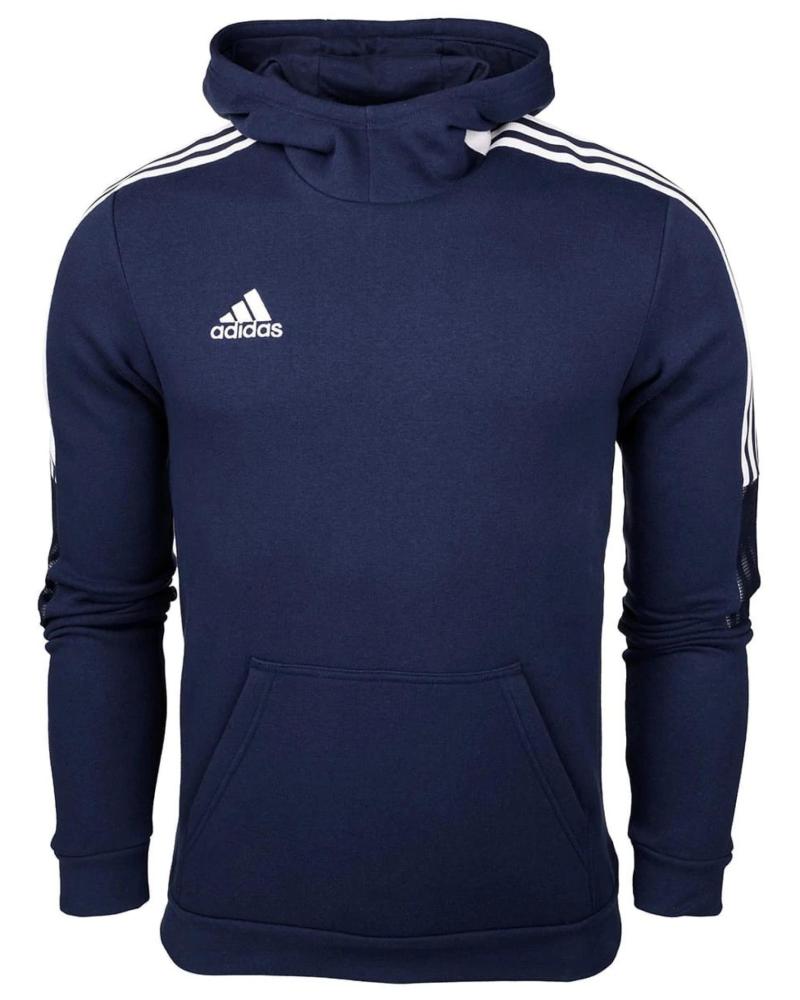 SUDADERA CON CAPUCHA ADIDAS TIRO 21 AZUL AZUL