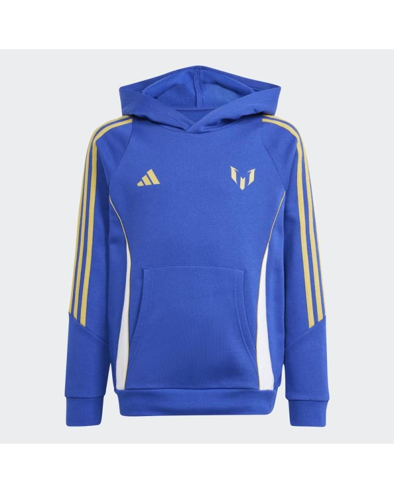 SUDADERA CON CAPUCHA ADIDAS MESSI AZUL ROYAL AZUL ROYAL