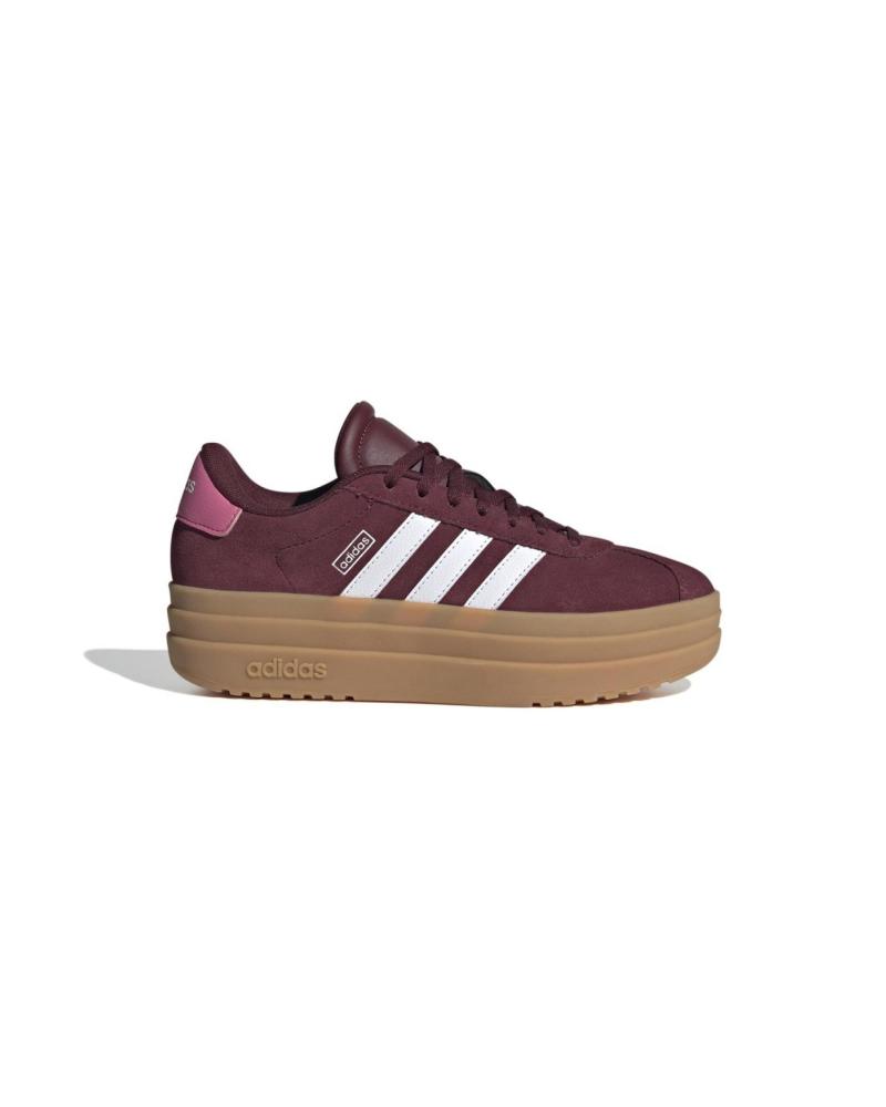 ZAPATILLAS PLATAFORMA ADIDAS VL COURT BOLD J IH4780 BURDEOS SHARED-FTWWHT-PNKFUS