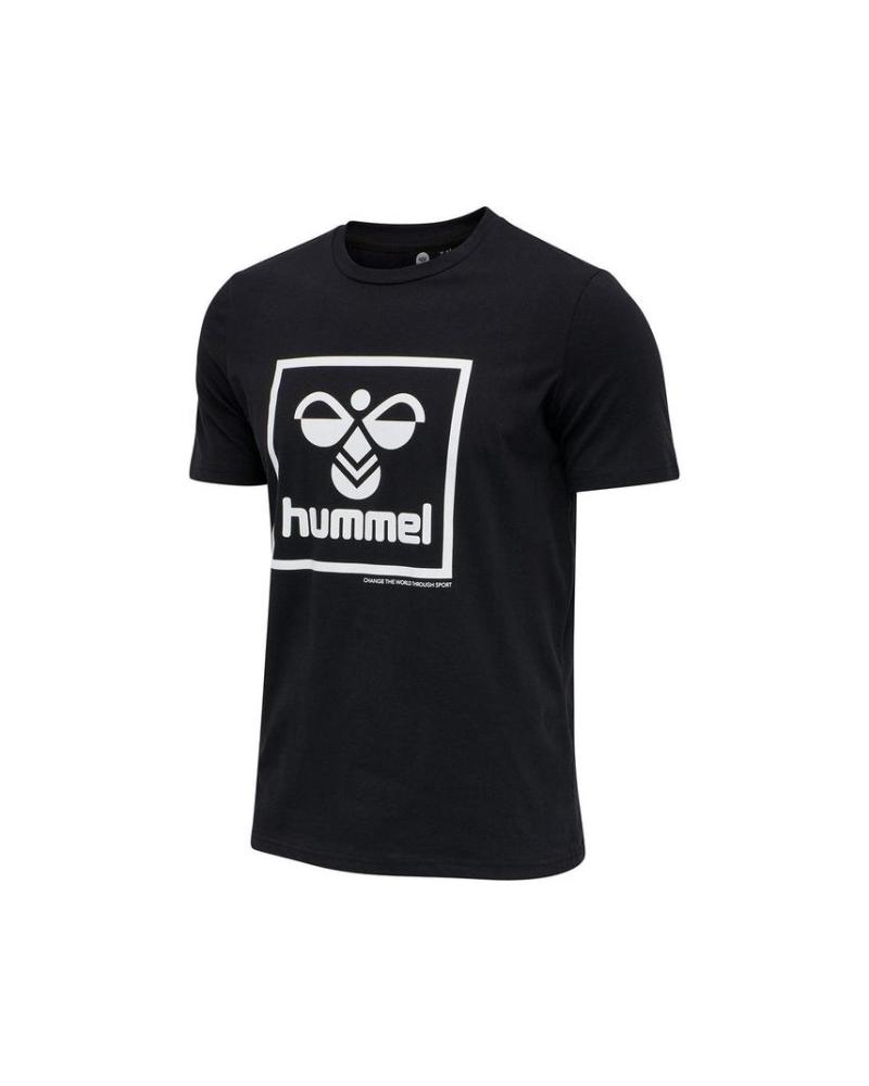 CAMISETA DE ALGODÓN HUMMEL NEGRA NEGRO