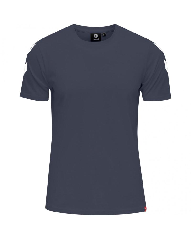 CAMISETA DEPORTIVA HUMMEL LEGACY CHEVRON AZUL GRIS GRIS