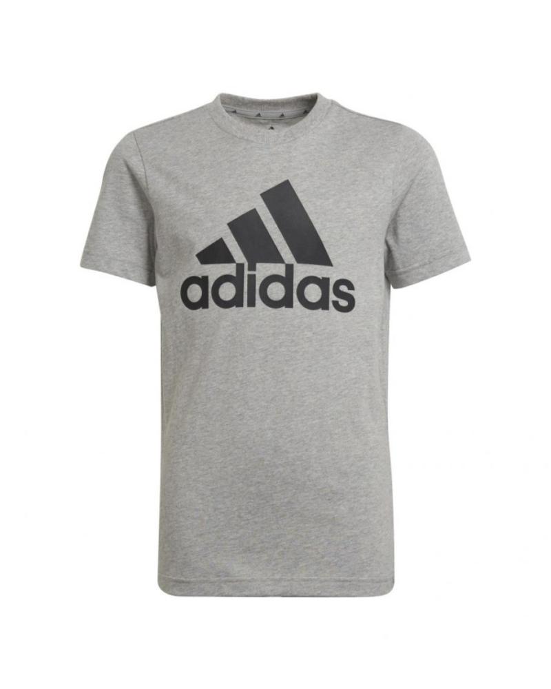 ADIDAS CAMISETA LOGO ESSENTIALS GRIS GRIS