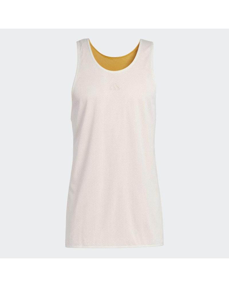 ADIDAS CAMISETA DE BALONCESTO REVERSIBLE AMARILLA/BLANCA AMARILLO
