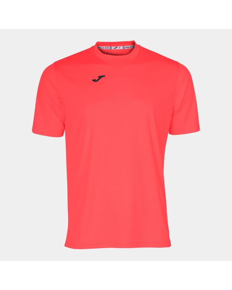 JOMA CAMISETA COMBI FLUOR MANGA CORTA CORAL CORAL