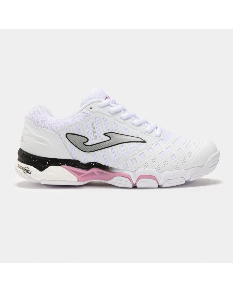 ZAPATILLAS JOMA V IMPULSE 2502 BALONMANO-VÓLEY MUJER BLANCO/ROSA BLANCO