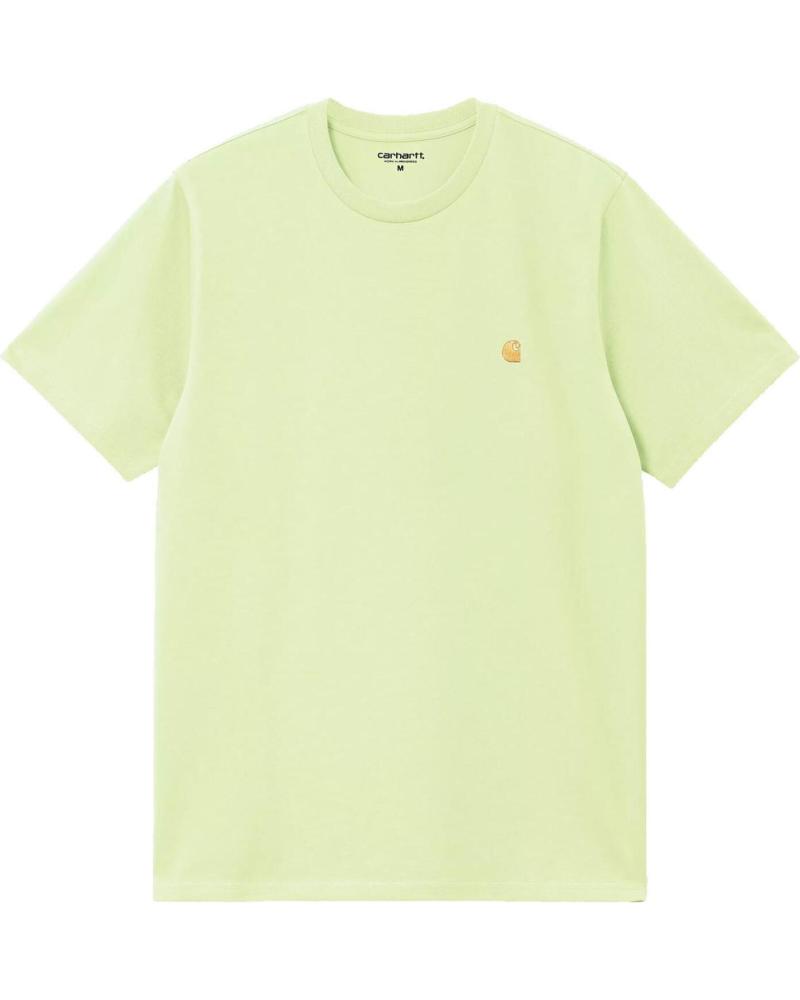 CAMISETA CARHARTT S-S CHASE T-SHIRT AIR GREEN-GOLD VERDE