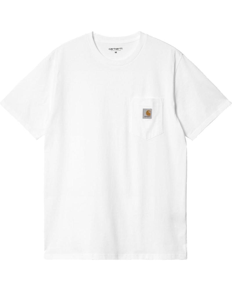 CAMISETA CARHARTT WIP S-S POCKET DE MANGA CORTA BLANCA MULTICOLOR