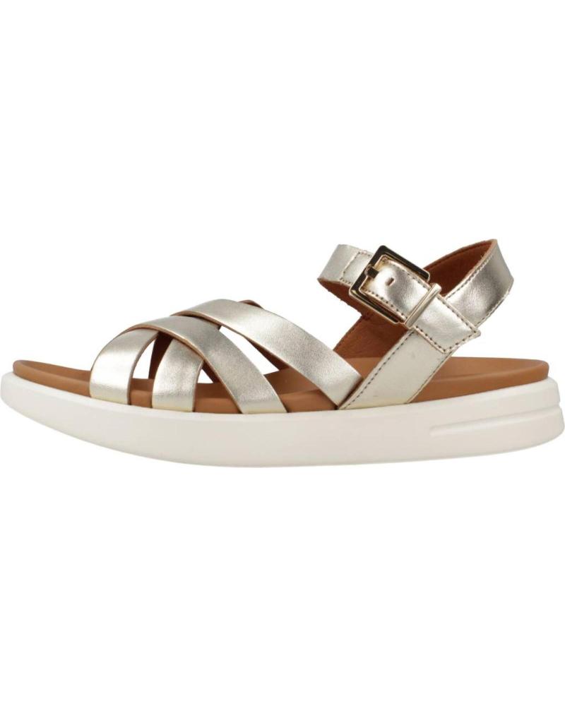 SANDALIAS GEOX D XAND 2S B D35PAB METAL LEA ORO PARA MUJER GOLD
