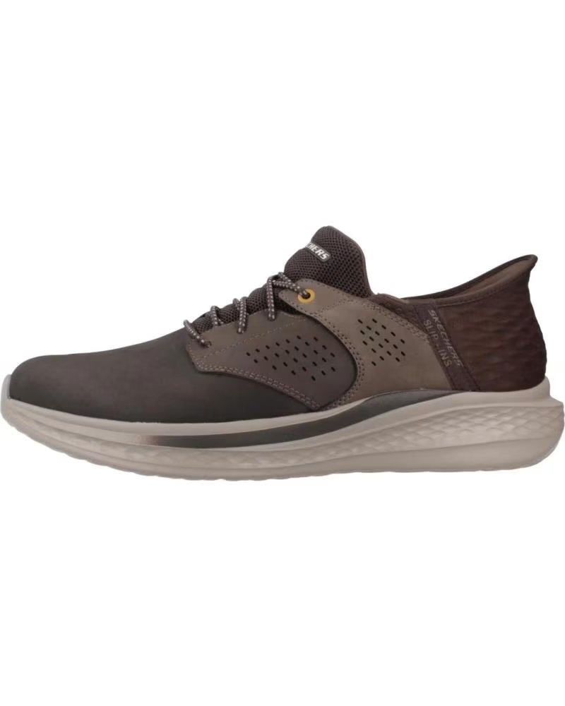 Skechers Slade Macklin Zapatilla Casual Slip-ins 210890 Marrón
