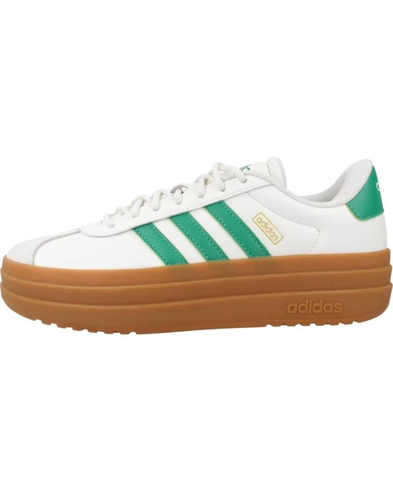 Adidas Vl Court Bold Plataforma Blancas Verdes Cwhite-cougrn-goldmt White