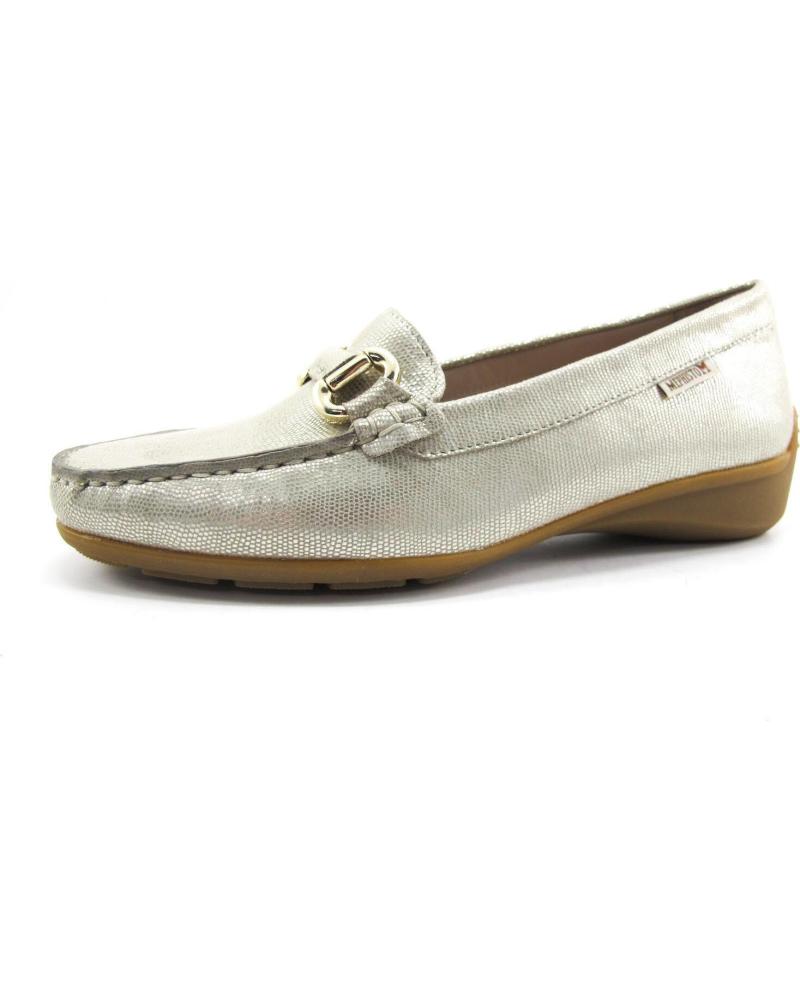 MOCASINES MEPHISTO 86747½82349 DORADO METÁLICO AMARILLO