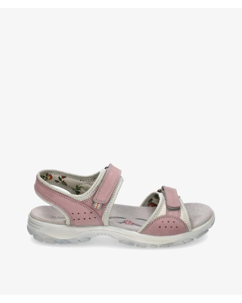 de ST GALLEN ST GALLEN - SANDALIA EN PIEL PARA MUJER MOD GENIL COLOR ROSA