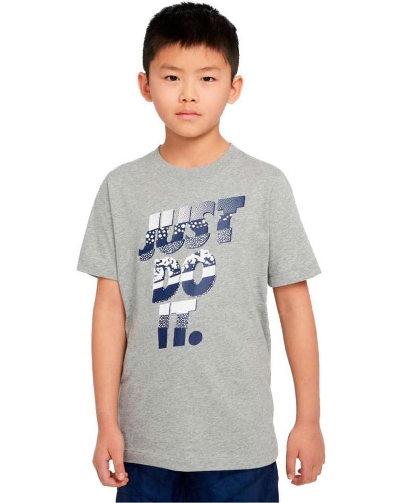 CAMISETA NIKE U NSW TEE CORE BRANDMARK 1 TEE DO1822-063 GRIS GRIS