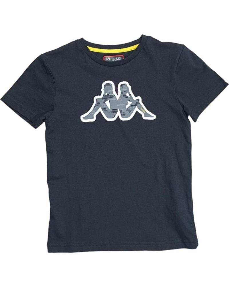 CAMISETA KAPPA BORGGIA T-SHIRT NEGRA 304T6M0-905 NEGRO