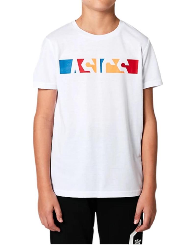 CAMISETA ASICS 3 COLOR GPX SS T 2034A083-100 BLANCA BLANCO