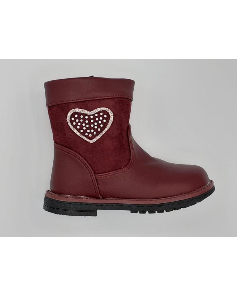 BOTÍN BUBBLE BOBBLE ROJO