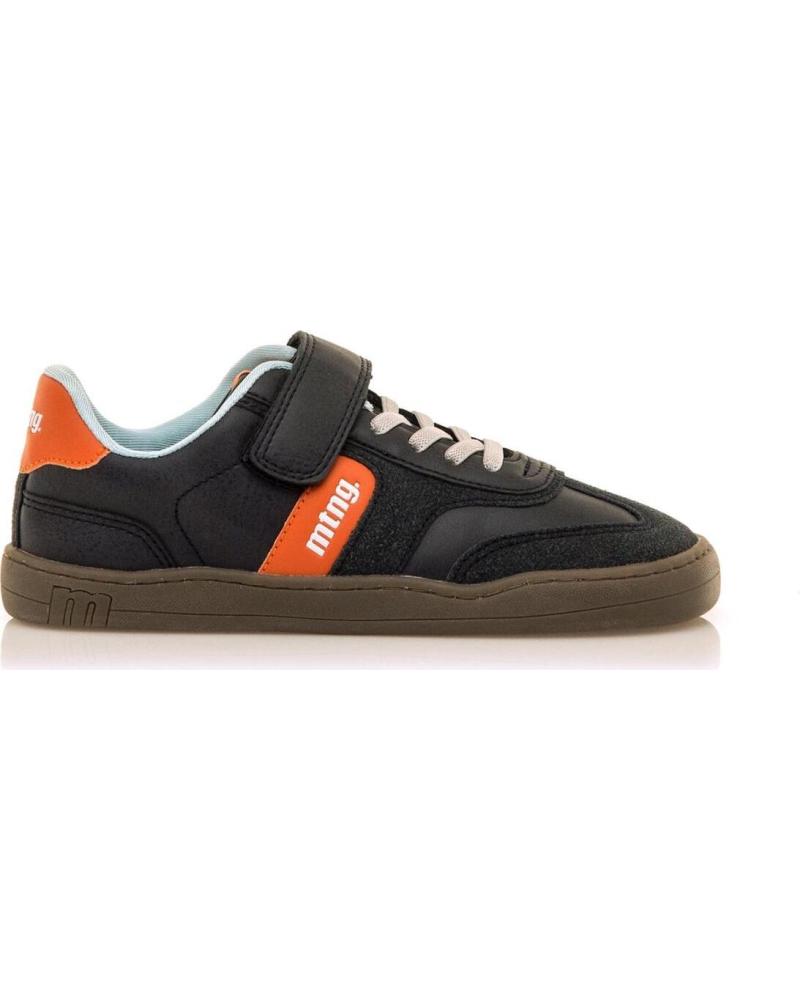 MTNG MUSGIT 48942 ZAPATILLAS CASUAL DEPORTIVAS RESPETUOSAS AZUL MARINO NARANJA CON CIERRE DE VELCRO AZUL