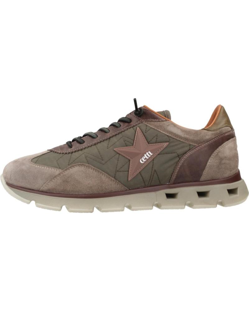 de CETTI ZAPATILLAS CETTI C1385 INV26 VERDE CAQUI MARRÓN KAKI