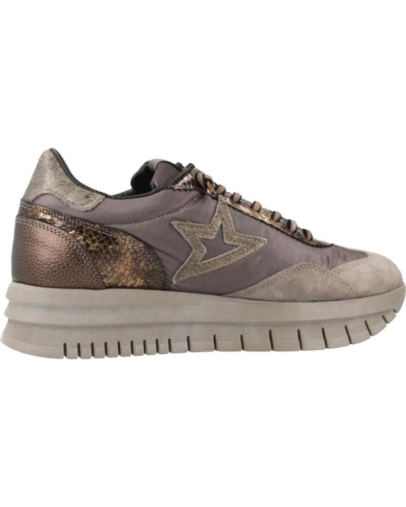CETTI 1259-XL 170097 ZAPATILLAS DE PLATAFORMA ANTE-MESH TAUPE CON DETALLES METÁLICOS ÓXIDO OXIDO