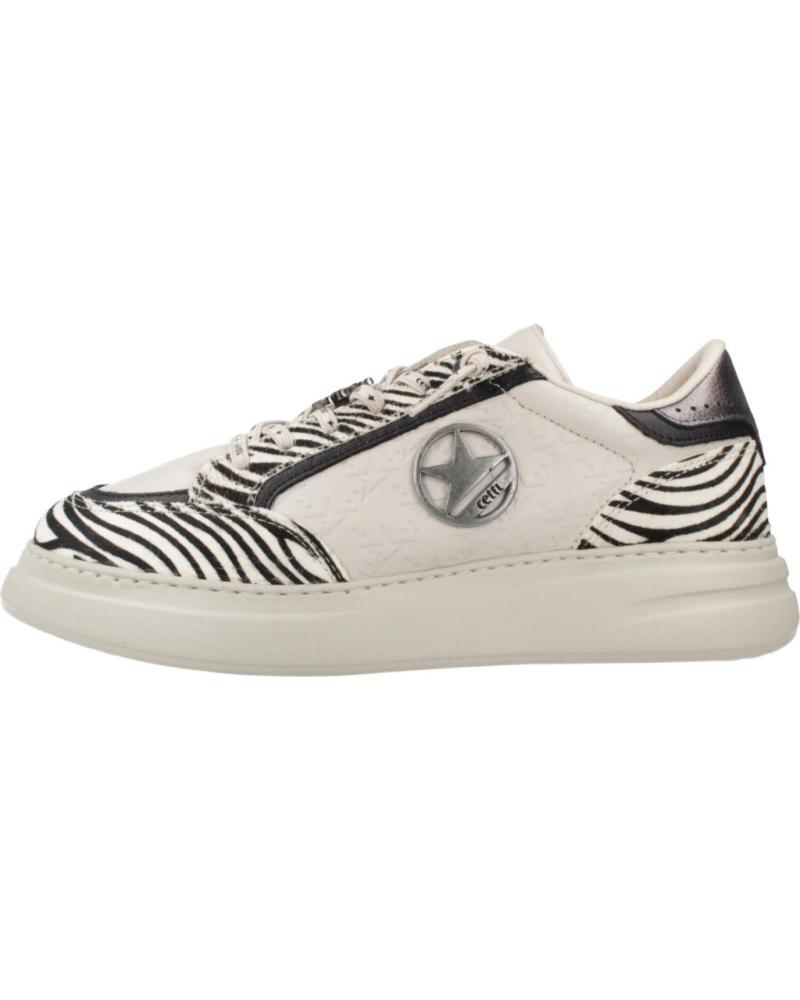 ZAPATILLAS CETTI C-1401 C1401SRA ESTAMPADO CEBRA OFF-WHITE WHITE