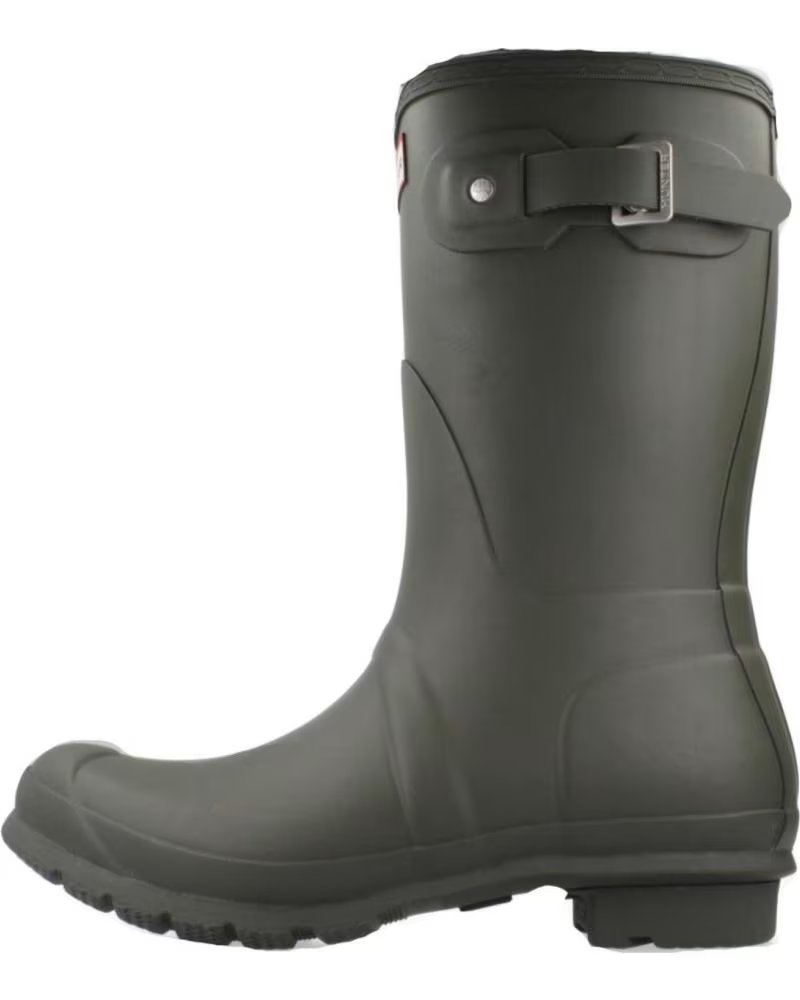 Hunter Botas de Agua Original Short Dark Olive Verde Dov – imagen 5