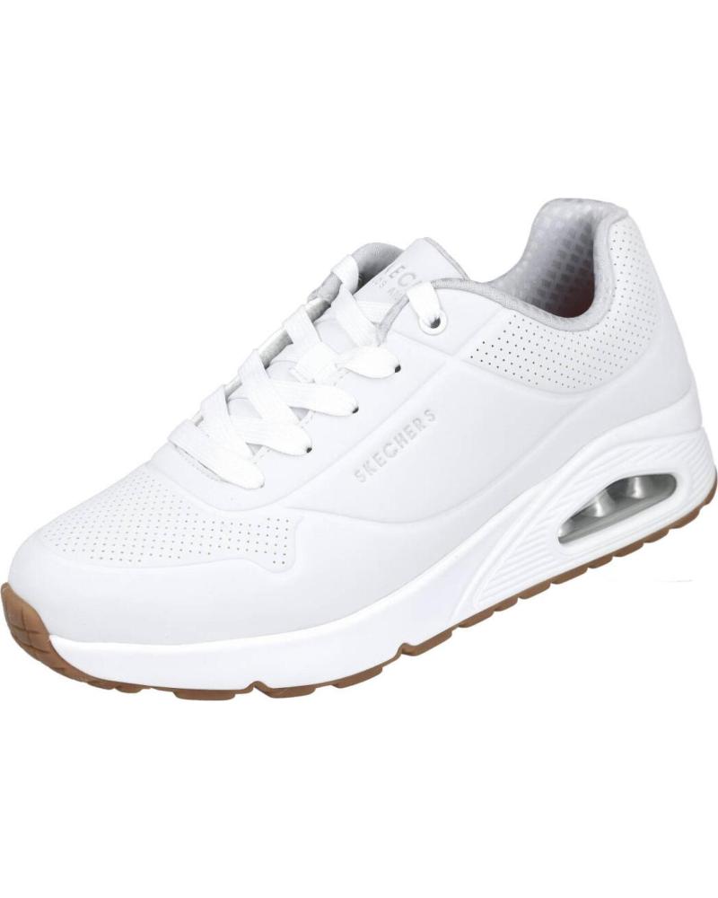 ZAPATILLAS CASUAL SKECHERS BLANCAS BLANCO