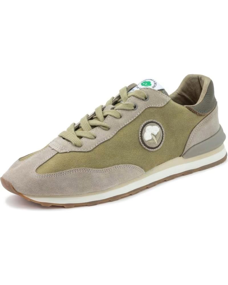 de natural world zapatilla natural world adal 9014h de piel kaki