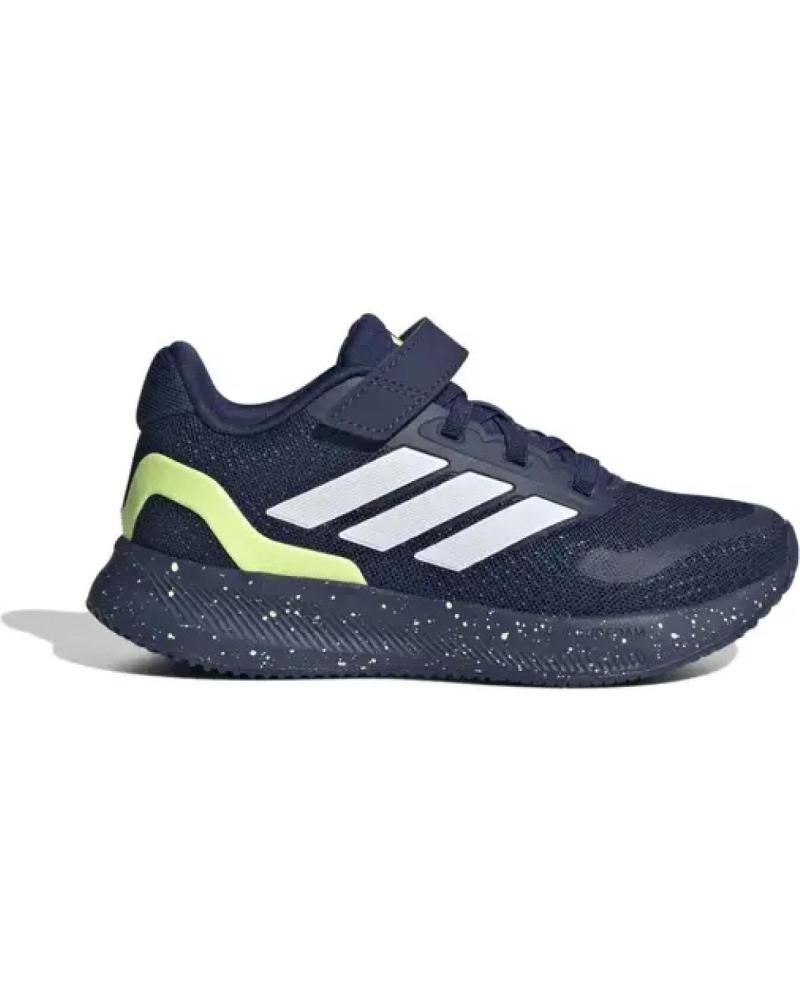 ZAPATILLAS ADIDAS RUNFALCON ADZPKI2560AD MARINO LIMA PARA NIÑO AZUL