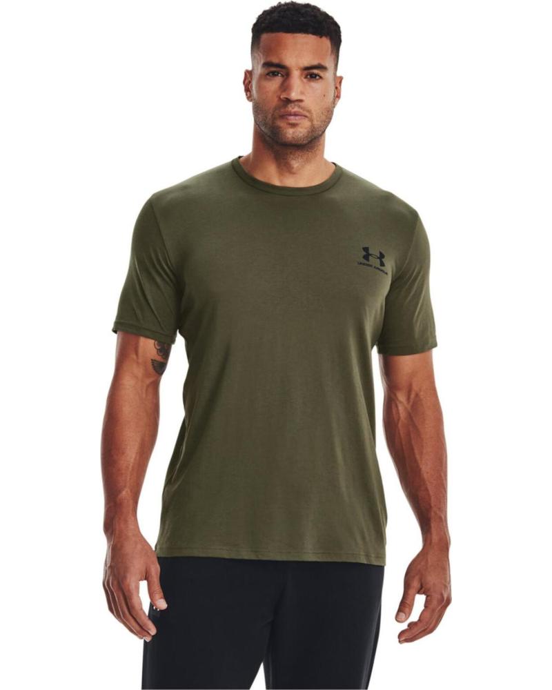 CAMISETA UNDER ARMOUR SPORTSTYLE 1326799-390 VERDE PARA HOMBRE VERDE