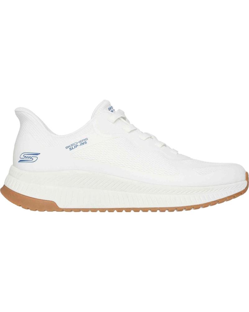SKECHERS BOBS SQUAD 4 ZAPATILLAS CASUAL MUJER 118423 BLANCO