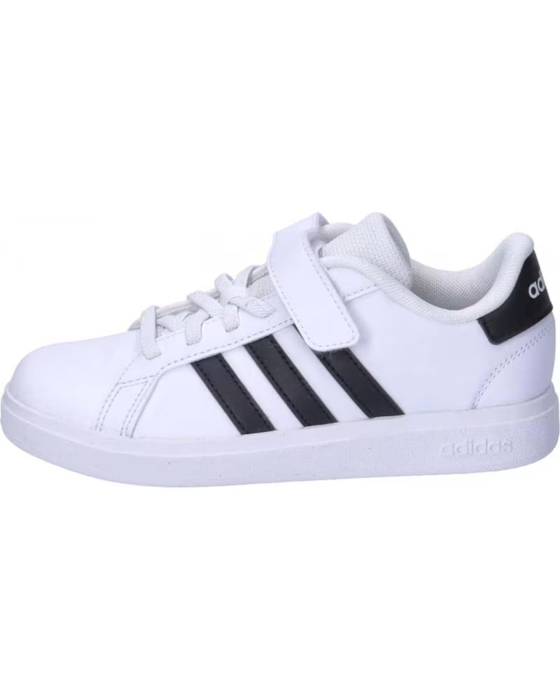 TÉNIS ADIDAS GRAND COURT 20 EL IH5529 BRANCOS COM VELCRO MULTICOLOR