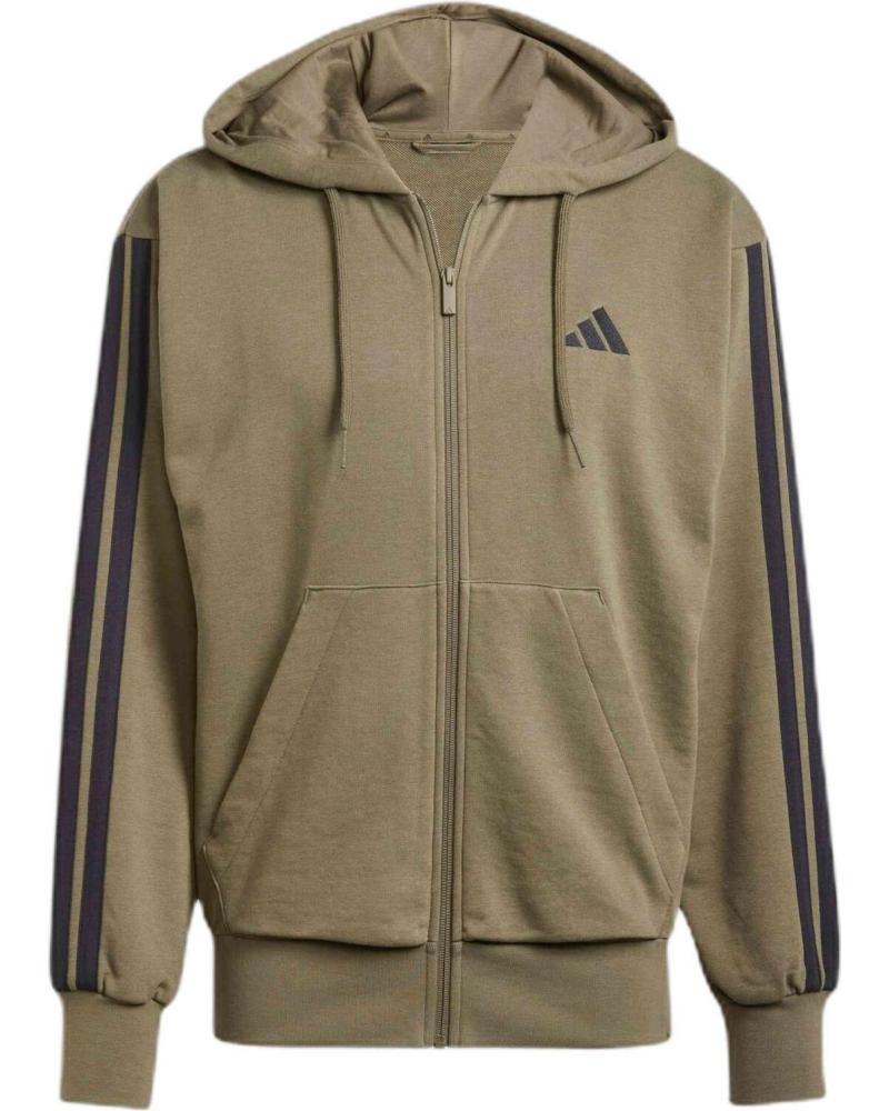 ADIDAS SUDADERA CON CREMALLERA JD1875 VERDE VERDE